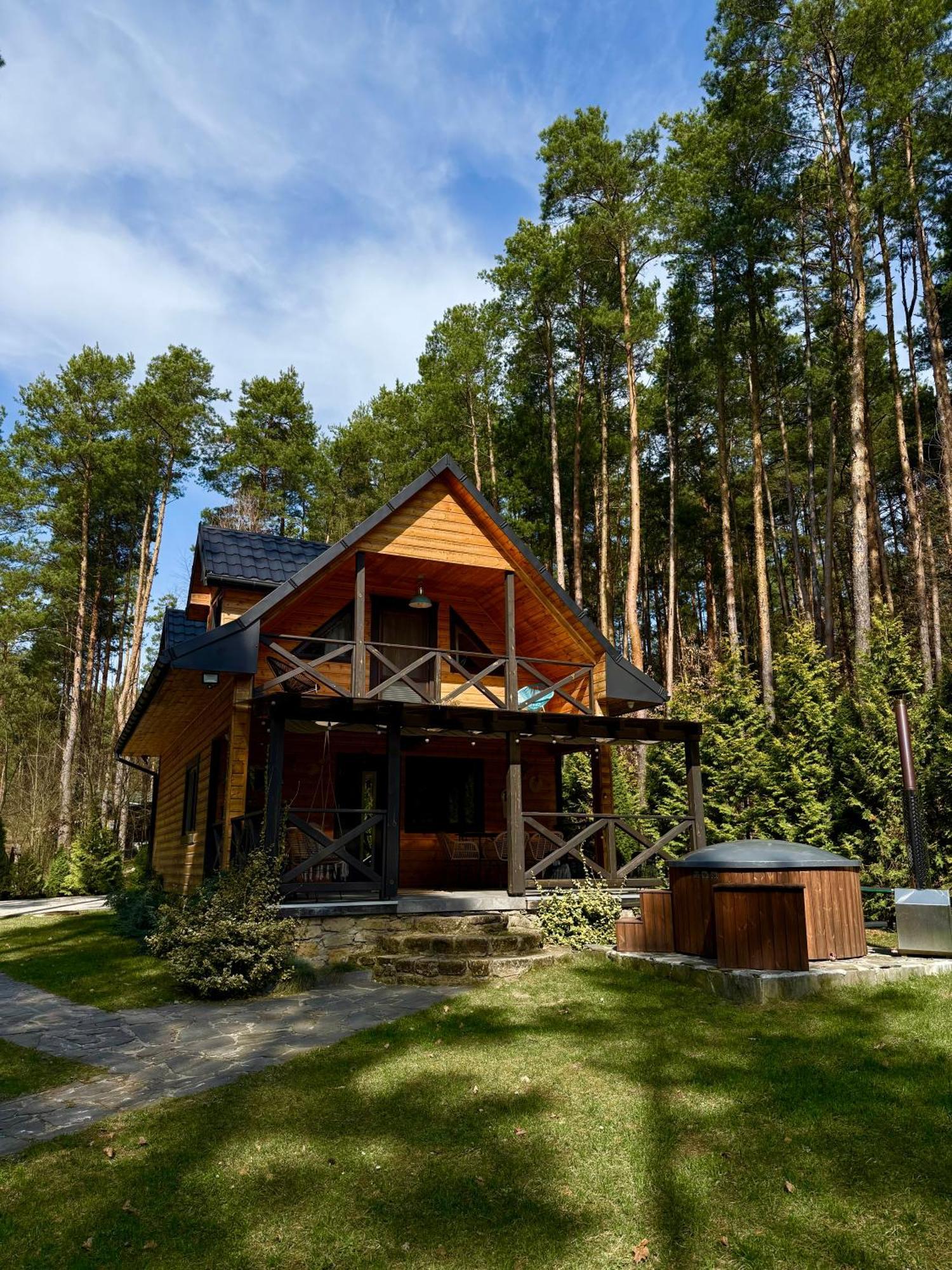 Domek W Lesie Nad Zalewem Chancza 外观 照片
