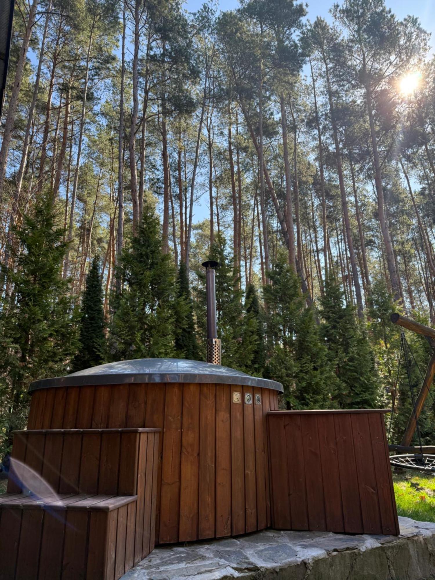 Domek W Lesie Nad Zalewem Chancza 外观 照片